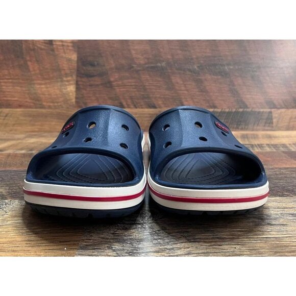 Crocs Woman’s Bayaband 205392 Blue Slip On Comfort Sandals Size 7 - Picture 3 of 8